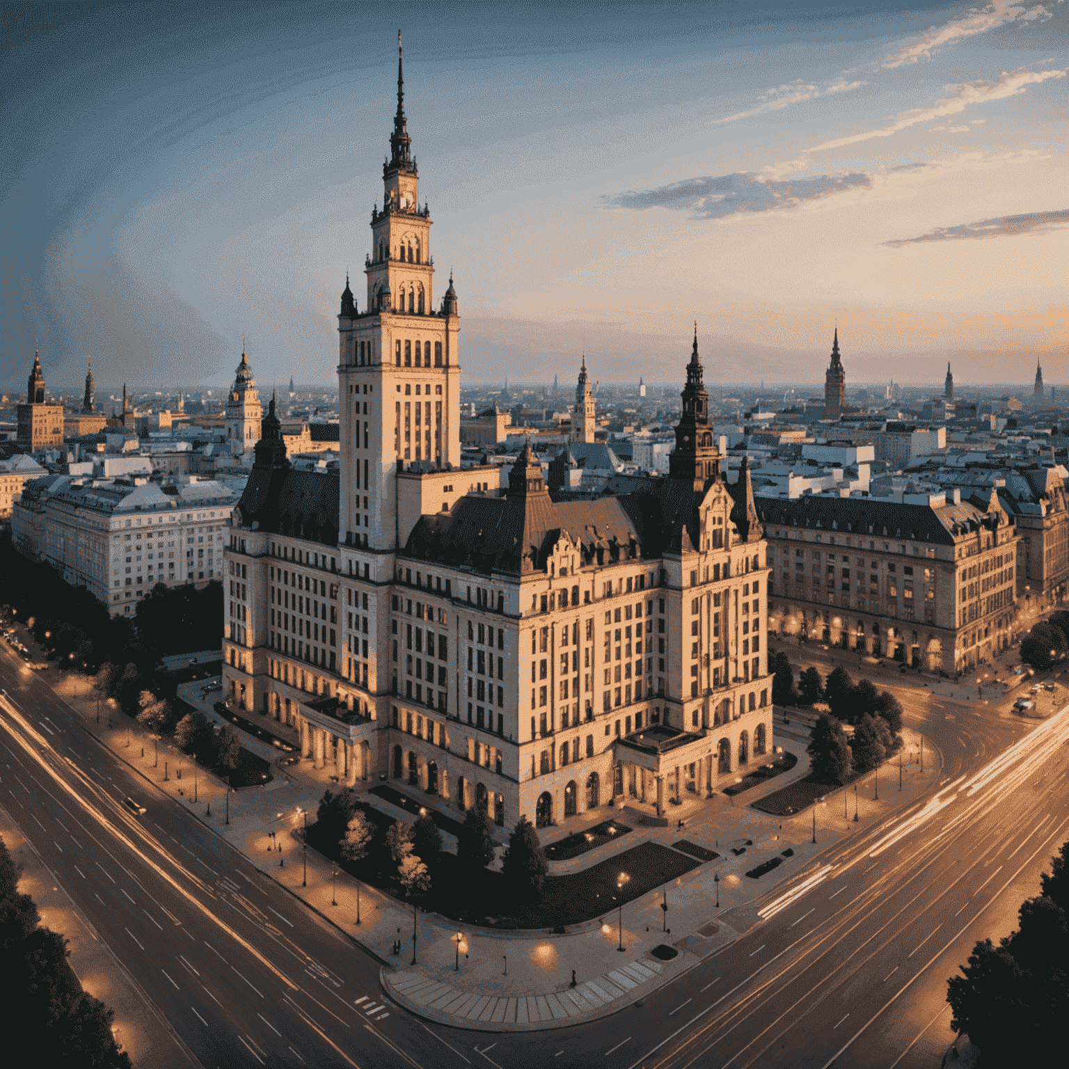 Luksusowy hotel w centrum Warszawy z widokiem na Pałac Kultury i Nauki